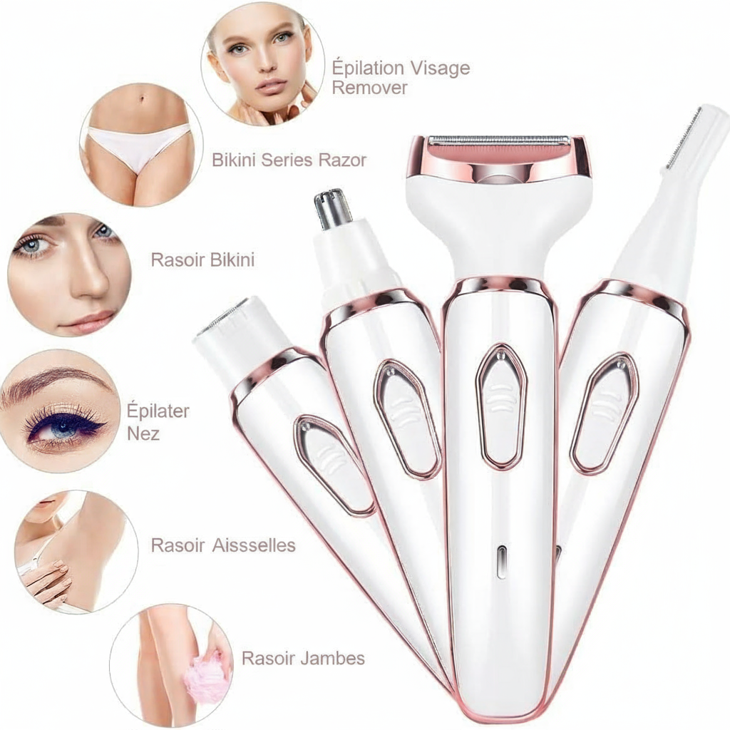 Kit de beauté avec textes en français