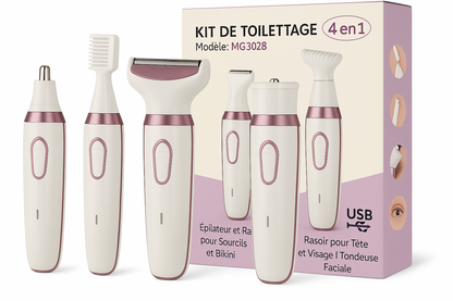 GLAMORA" Rasoir-électrique-rechargeable